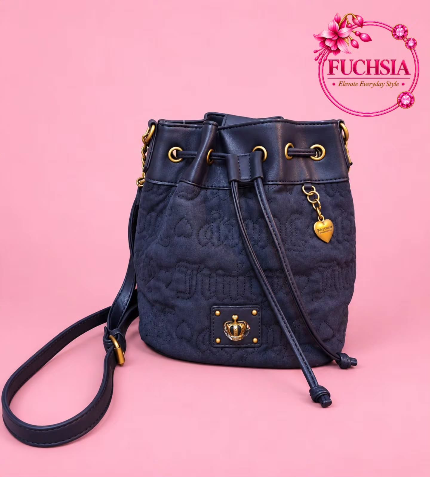 Juicy Couture bucket bag from The Fuchsia Collective's collection